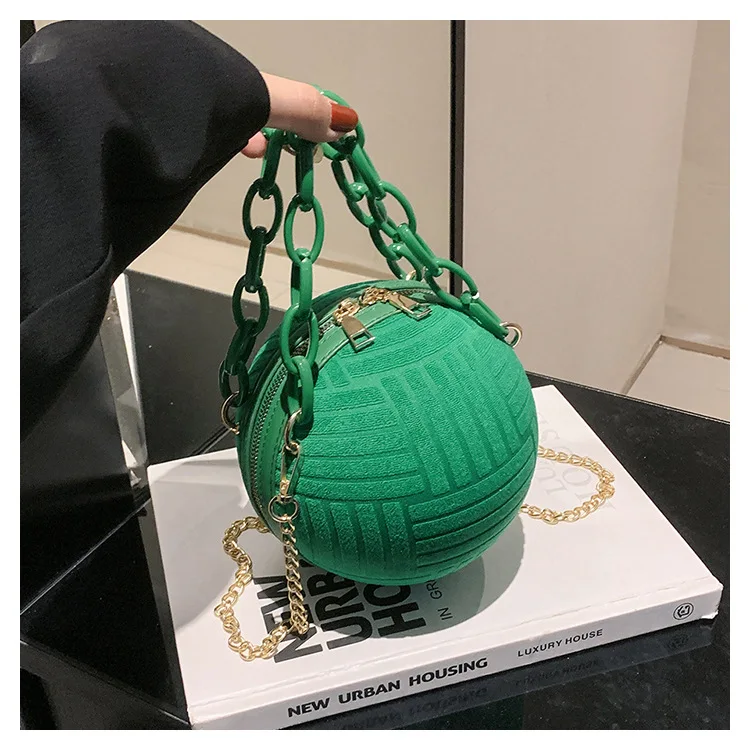 

Женская сферическая сумка, индивидуальная акриловая сумка и кошелек, 2023, модная новая сумка-мессенджер на плечо, Корейская круглая сумка, женская сумка
