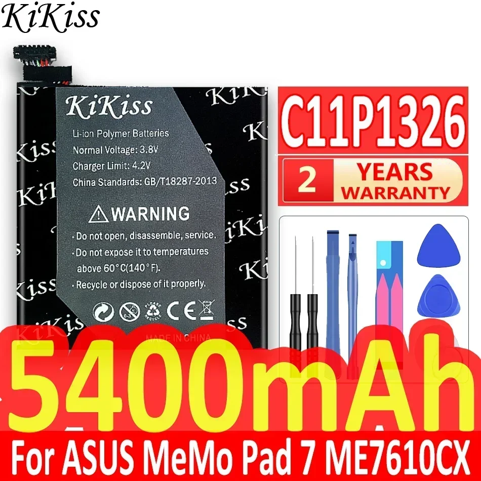 Аккумулятор C11Pn5H ME5Pn51 5400 мАч 15 Вт/ч для Google ASUS Nexus 7 2nd Gen ME571 ME571KL C11P1326 + Бесплатные