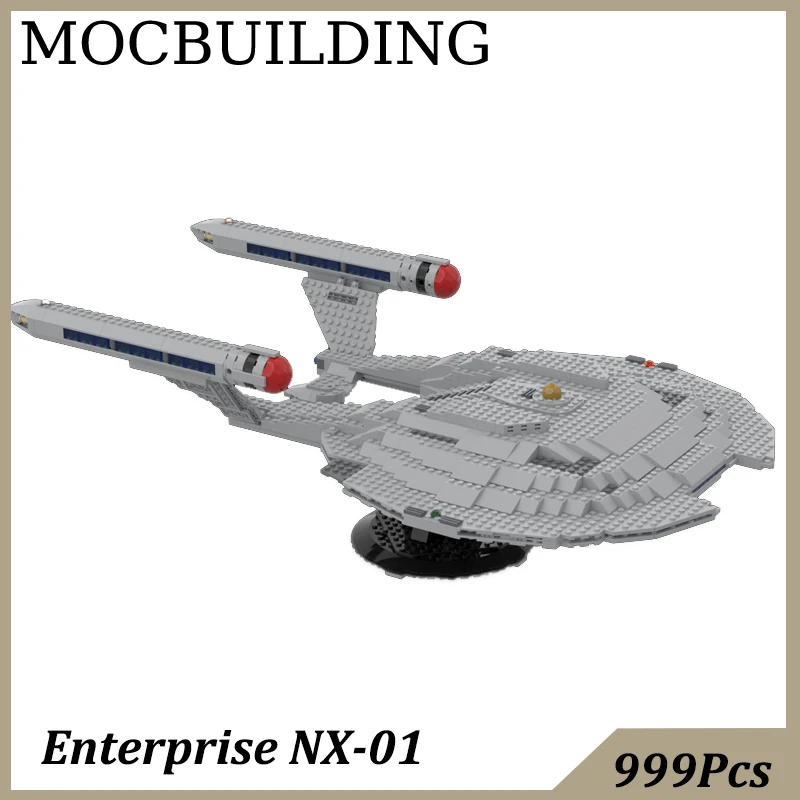 

Enterprise NX-01 космическая модель корабля MOC строительные блоки дисплей строительные игрушки коллекция подарков на день рождения рождественские подарки