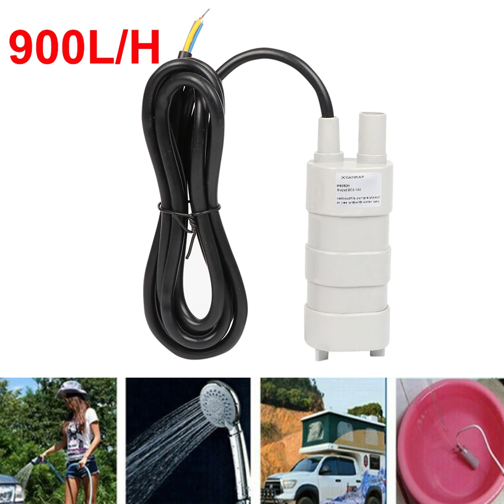 

DC 12V Submersible Water Pump Camper Motorhome High Flow Whale Pump 1000L/H 5M High Quality Durable Engineering Plastics Pump