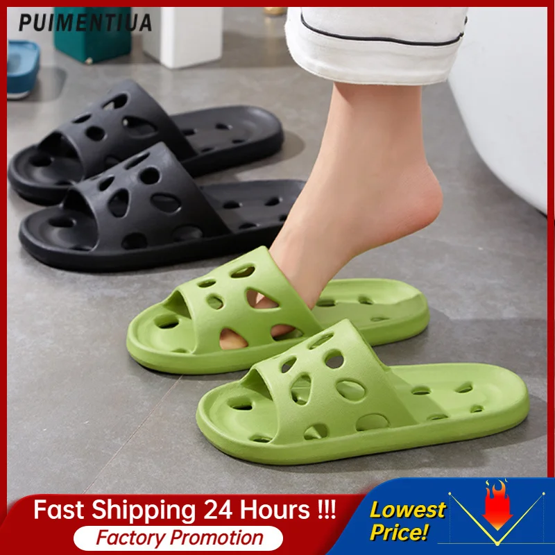 Men Lightweight Water Leaky Beach Flip Flops Swimming Water 