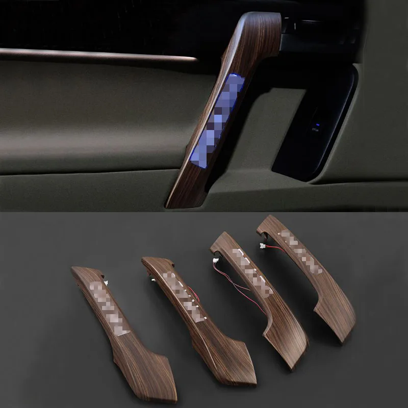 

Car Interior Door Handle Replacement For Toyota Land Cruiser Prado FJ150 150 2010 - 2019 Interior Door Handle LED Ambient Light