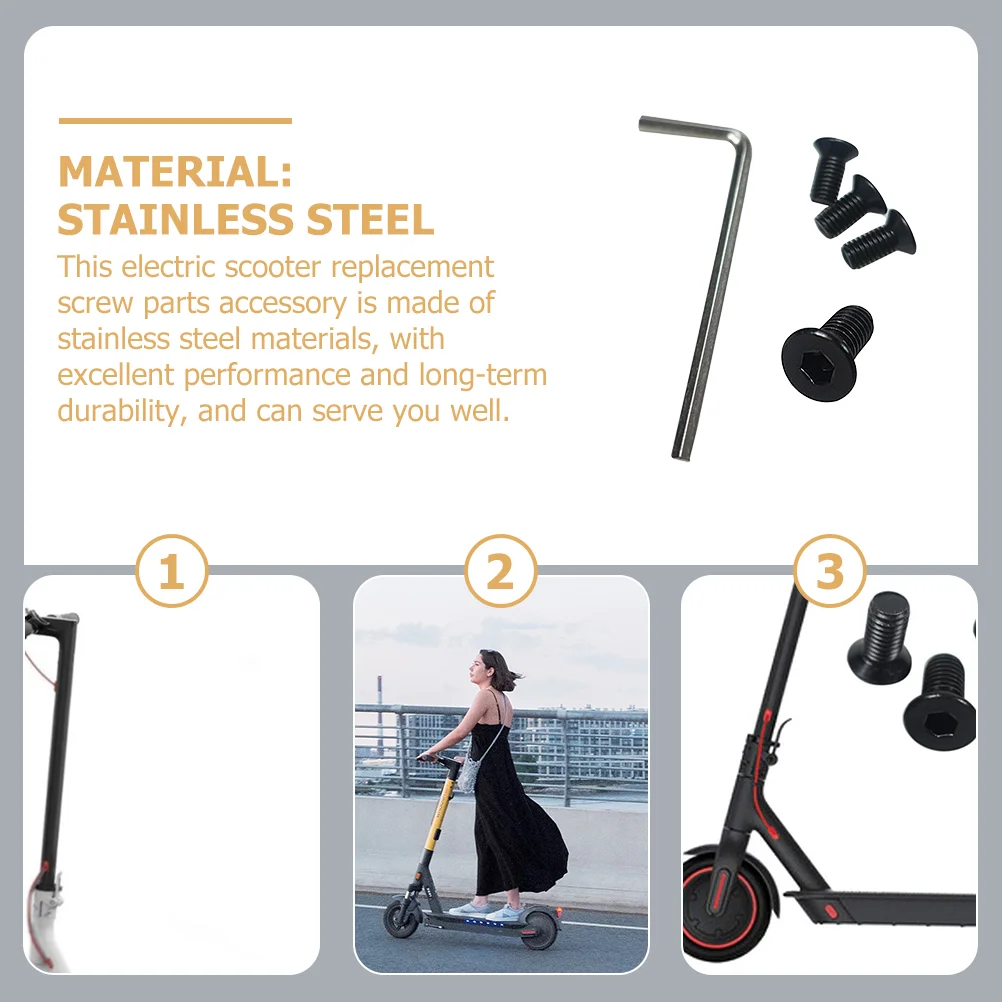 Винт Винты для скутера Электрическая трубка Стойка Сменные детали руля