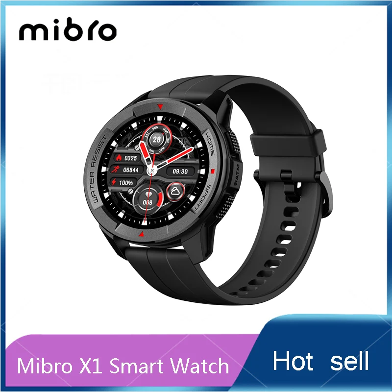 

Mibro X1 Smart Watch 1.3inch AMOLED HD Screen Heart Rate Oxygen Sleep Fitness Monitor Bluetooth Smartwatch For Android iOS