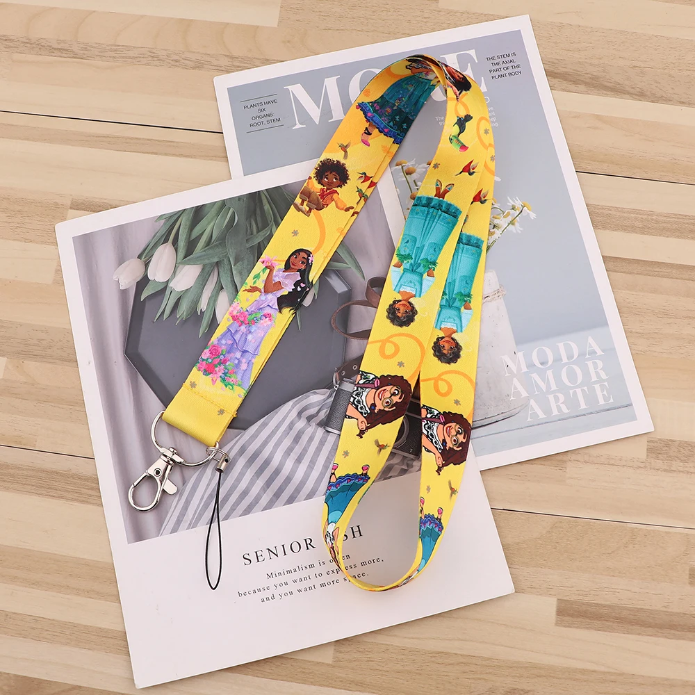 encanto neck strap lanyard for keys keychain badge holder id credit card pass hang rope lariat mobile phone charm accessories free global shipping