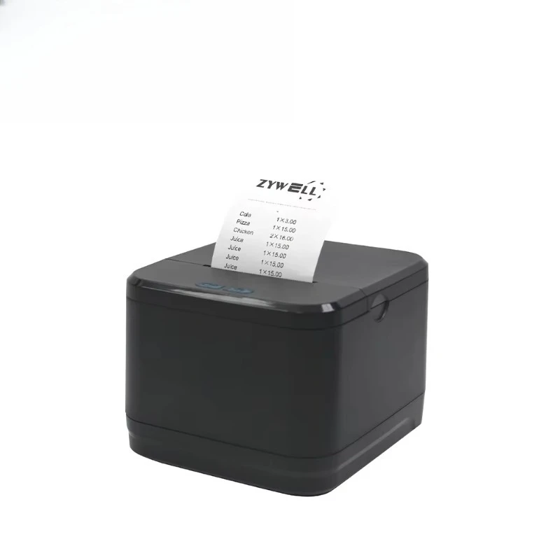 Фото Высокоскоростной Bluetooth/Wi-Fi принтер чеков ZYWELL для iOS и Android, новый 58-мм POS-принтер для печати счетов №1