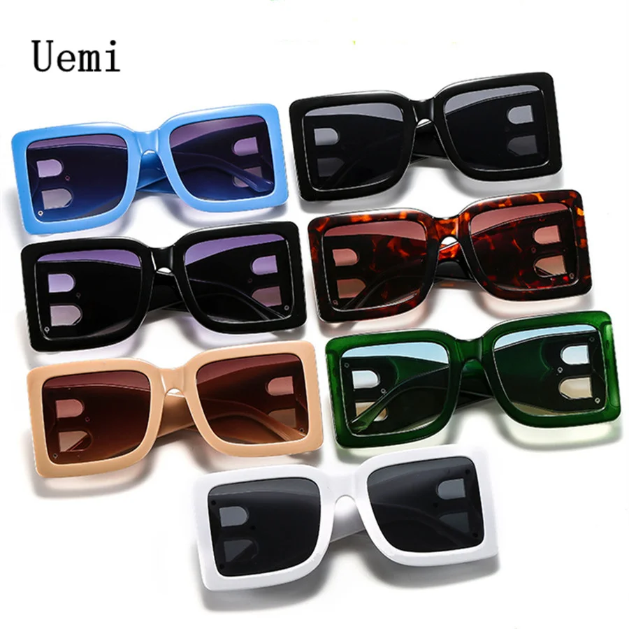Модные дизайнерские Квадратные Солнцезащитные очки для женщин и мужчин в стиле