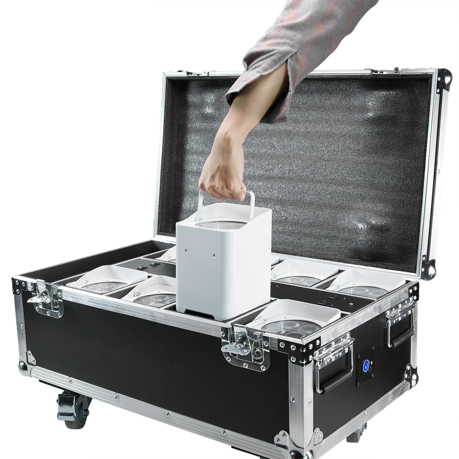 Внешний фонарь с аккумулятором IP65 внешнее освещение 4 шт. шестигранный RGBWA +