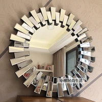 large living room decorative mirror wall luxury long hanging vintage decorative mirror aesthetic spiegel house decoration