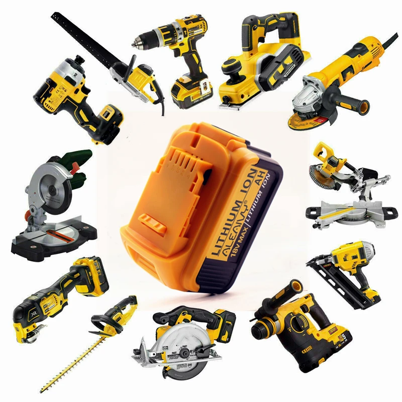 С зарядным устройством 18 в 6 0 Ач MAX XR замена для электроинструмента DeWalt DCB184 DCB181 DCB182