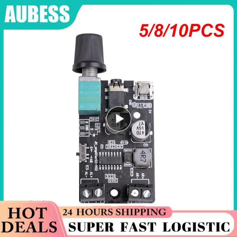 

5/8/10PCS Stereo Two-channel Audio Power Amplifier Module Compatible 5.0 Digital Power Amplifier Board Ltk5328