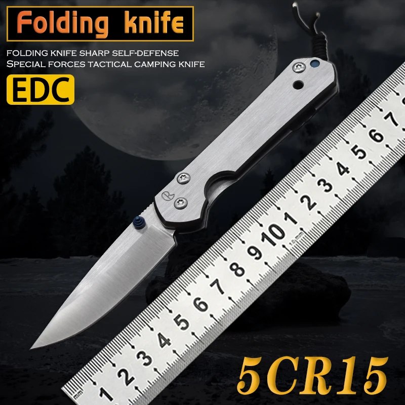 

New Chris Reeve Cr Folding Knife High Hardness Practical Outdoor Rescue Camping Hunting Self-Defense Convenient Tool Edc