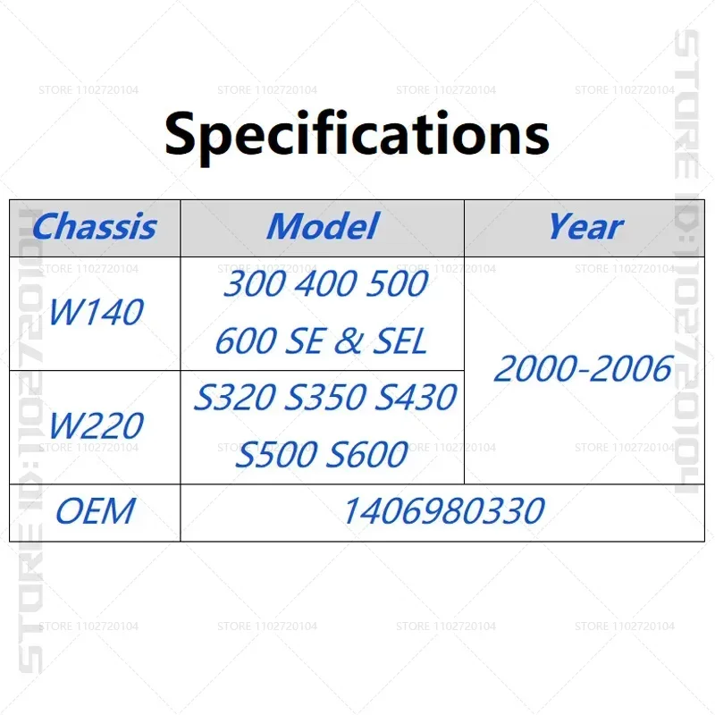 Для 2000-2006 W140 W220 Mercedes Benz S Class S320 S350 S430 S500 S600 SE SEL боковая юбка отверстие крышка