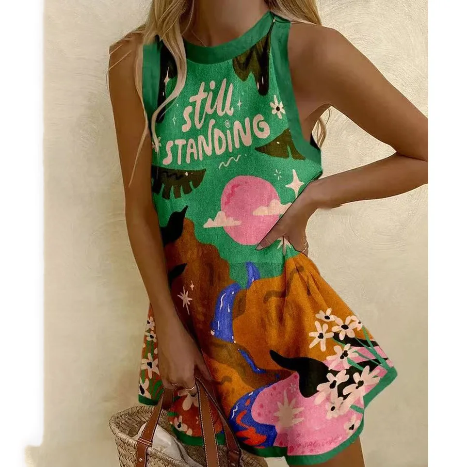 Платье для плавания женщин пляжная прогулка бикини туника комплект летний