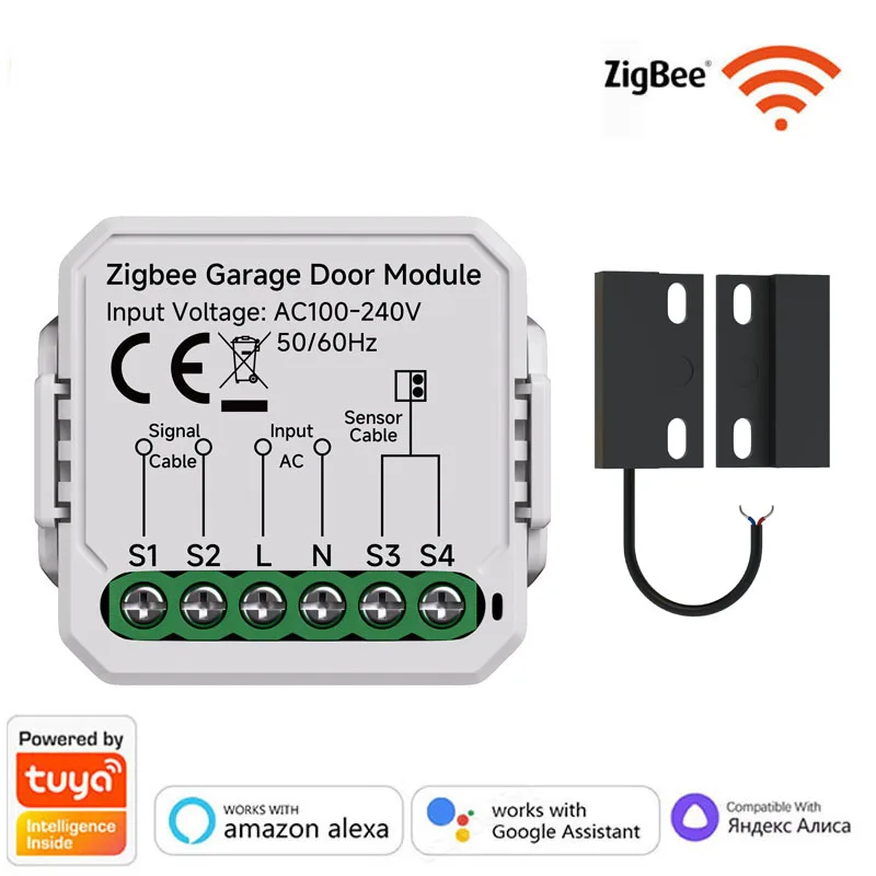 RNABAU  умный модуль открытия гаражных ворот Zigbee