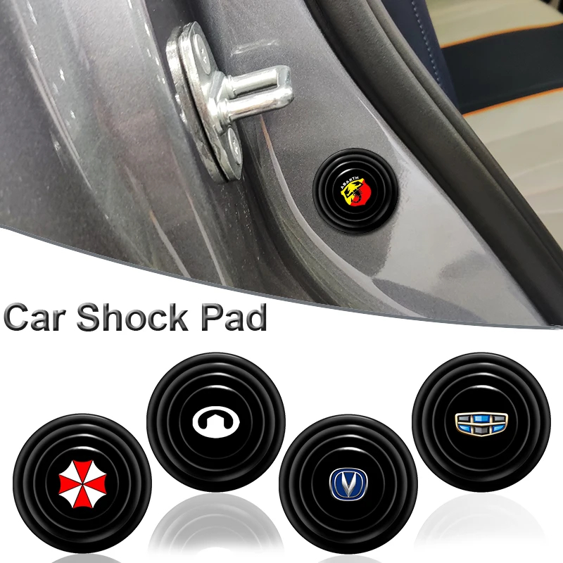 

4pcs Car PVC Door Shock-Absorbing Anti-Noise Gasket Sticker Buffer Pier for Jeep Cherokee Xj Willys Patriot 2021 Car Accessories