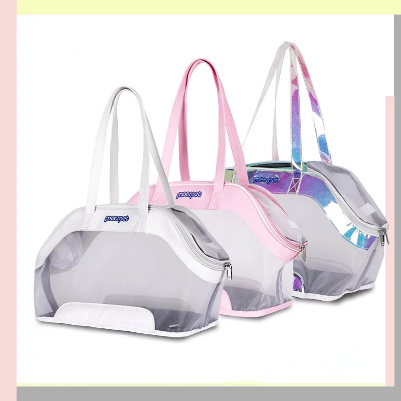 

Сумка-переноска для собак и кошек, Воздухопроницаемый модный переносной ранец на ремне для маленьких собак и кошек, для улицы и путешествий