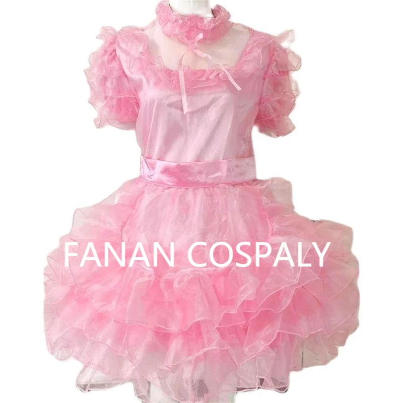 Разноцветное платье для взрослых гигантское сексуальное розовое атласное