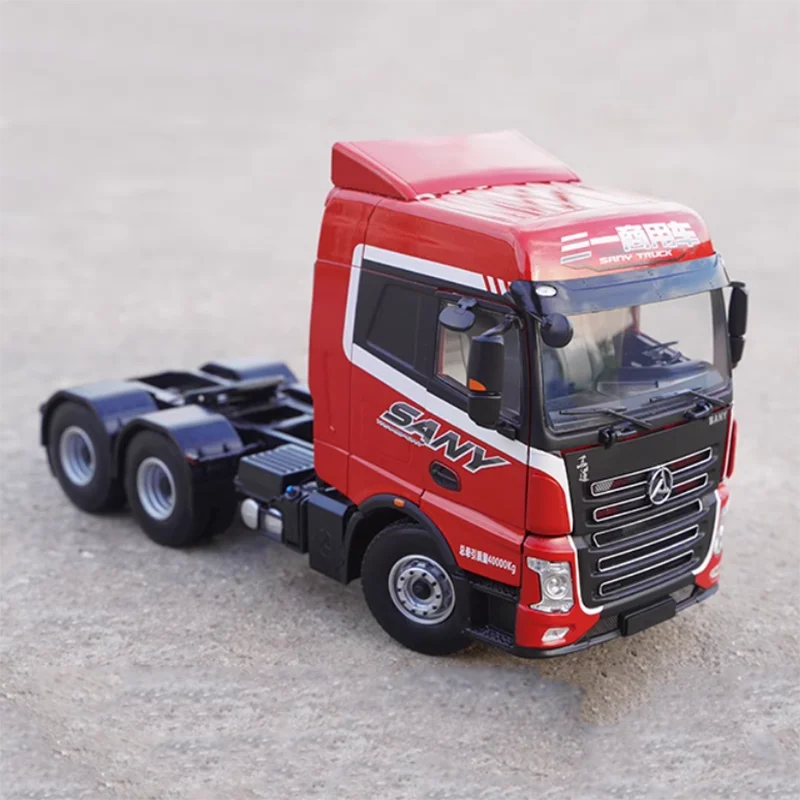 Литой под давлением 1:24 трактор SANY Yingjie Edition прицеп легкосплавный грузовик