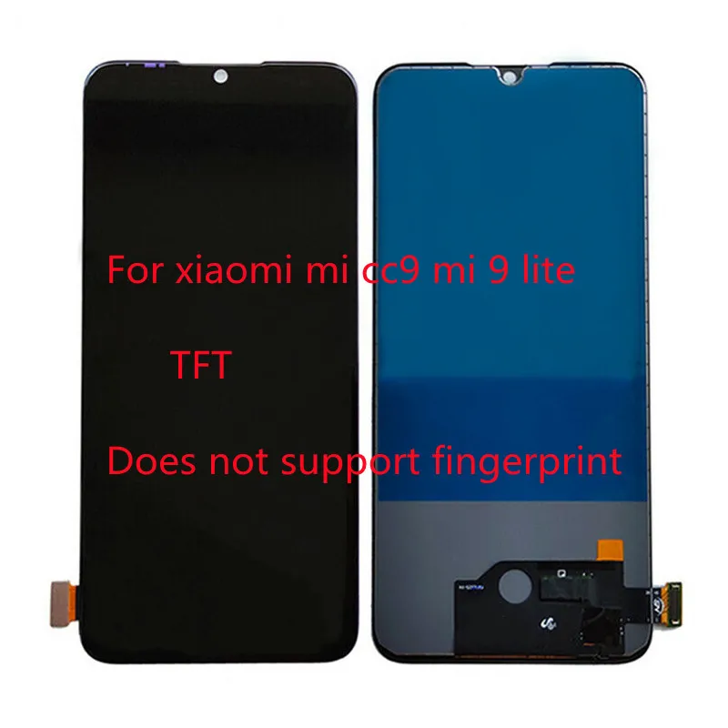 ЖК-экран для xiaomi mi cc9 9 lite комплект замены сенсорного экрана аксессуары 100%