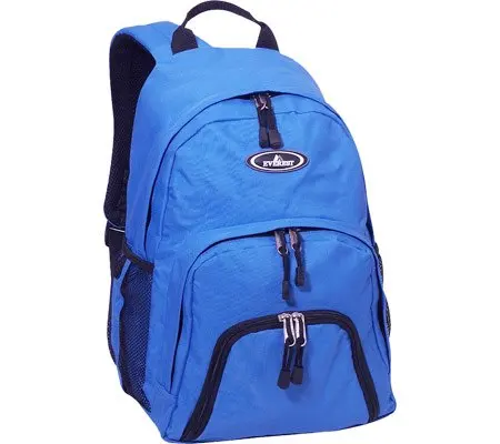 Everest Unisex Sporty Backpack, Navy Blue