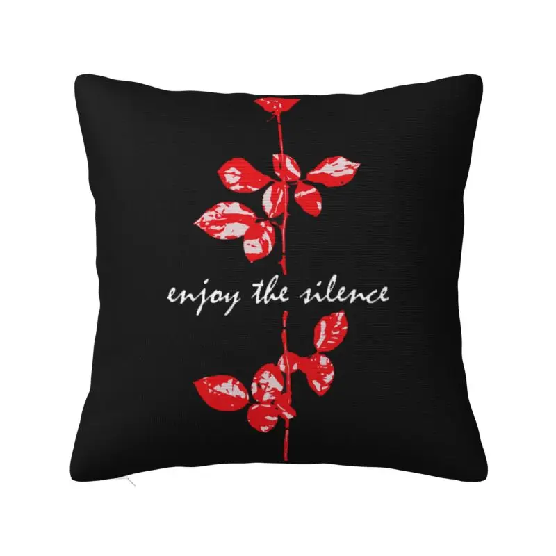 Электронная подушка в стиле рок Depeche модная декоративная квадратная 40x40 см