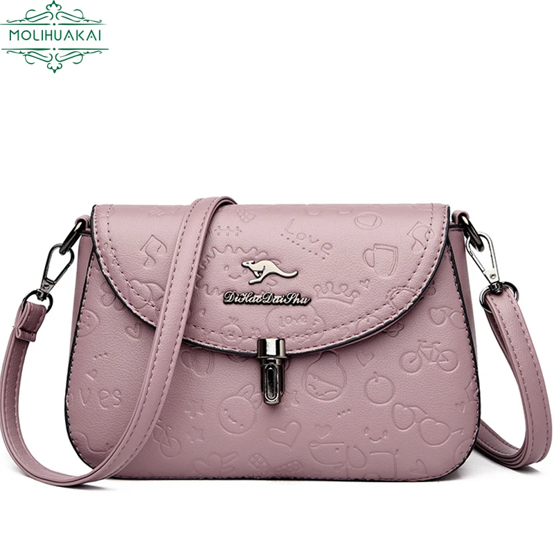 

2022 Women Shoulder Bag Leather Luxury Handbags Women's Bags Designer Shoulder Crossbody Bag Female Fashion Female for Ladies