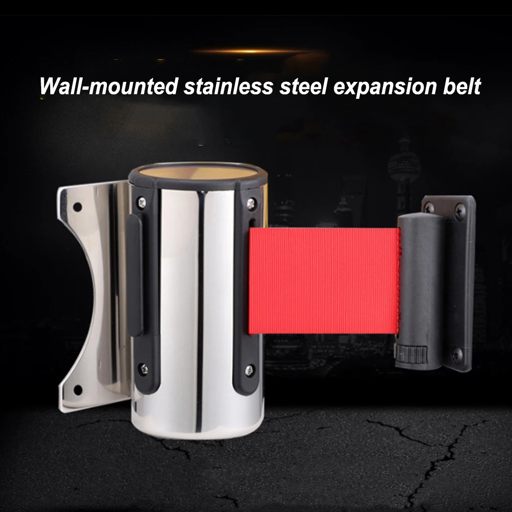 

Retractable Safety Belt Barrier Extension Strap Accessory Hotel Restaurant
