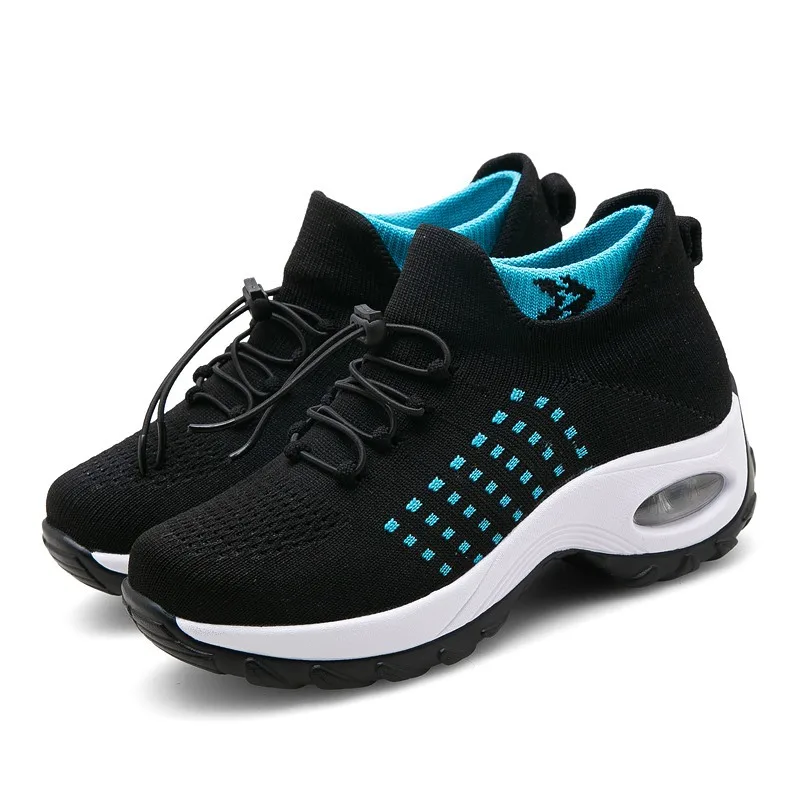 

Ladies Sneakers Ladies Casual Shoes Hida Stripe Breathable Increase Wear Resistant Non Slip Women Flat Shoes Platform Shoes