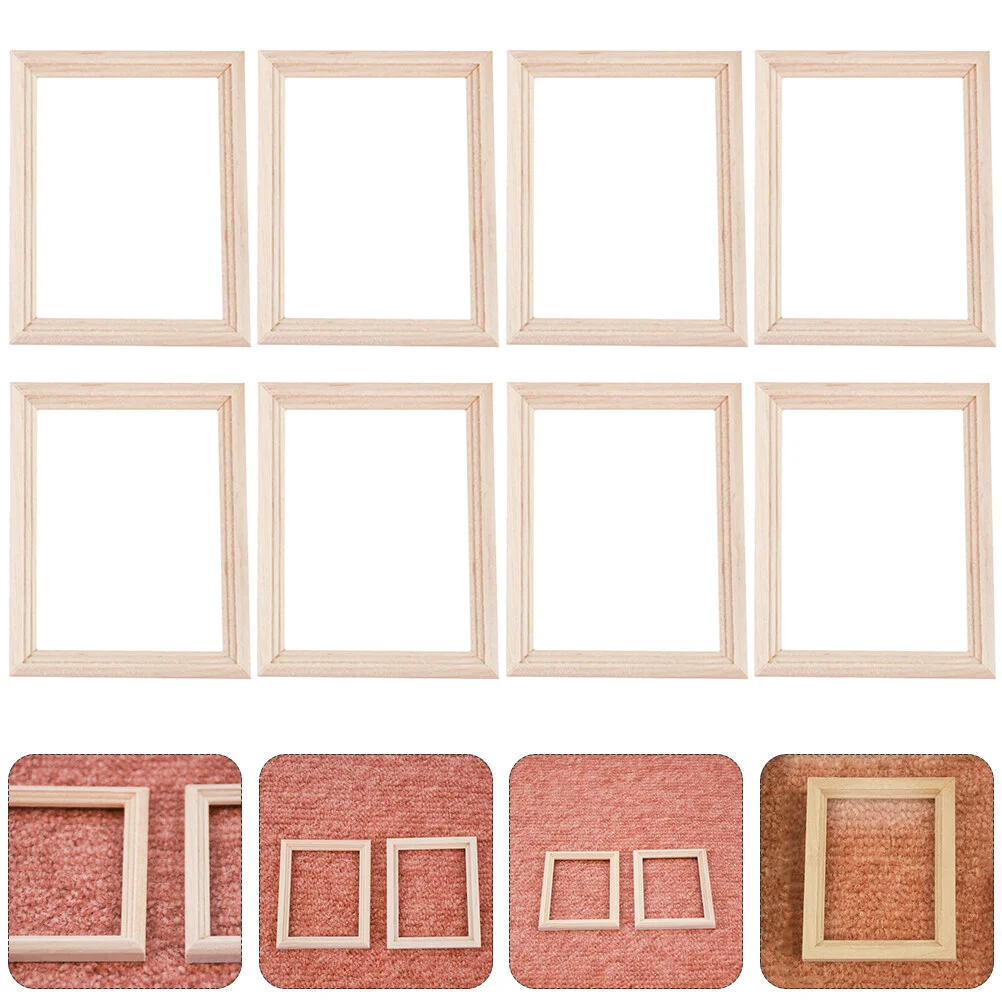 

Mini Photo Frame Model House Decor Accessory Decoration Decors Layout Props Decorative