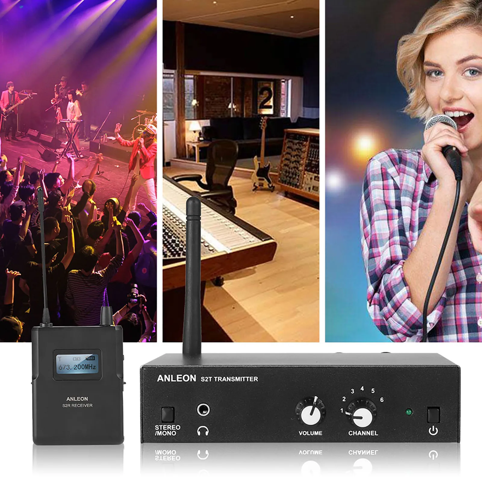 Беспроводная стереосистема ANLEON S2 профессиональный мониторинг сцены с