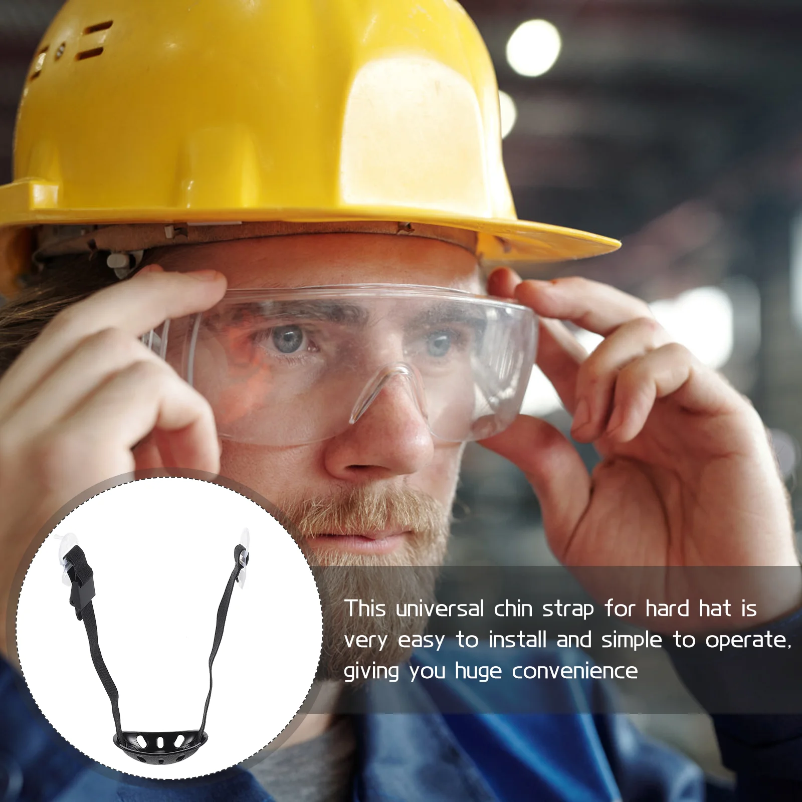 Ремешок на подбородке Прочный для каски Футбольная регулируемая