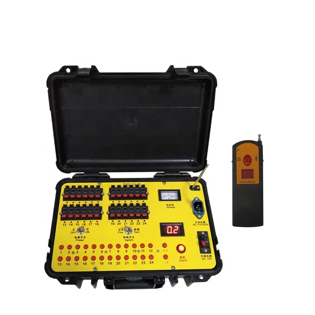 

Happiness 24 channels wireless and balloon explode detonate wired control sequential firing system