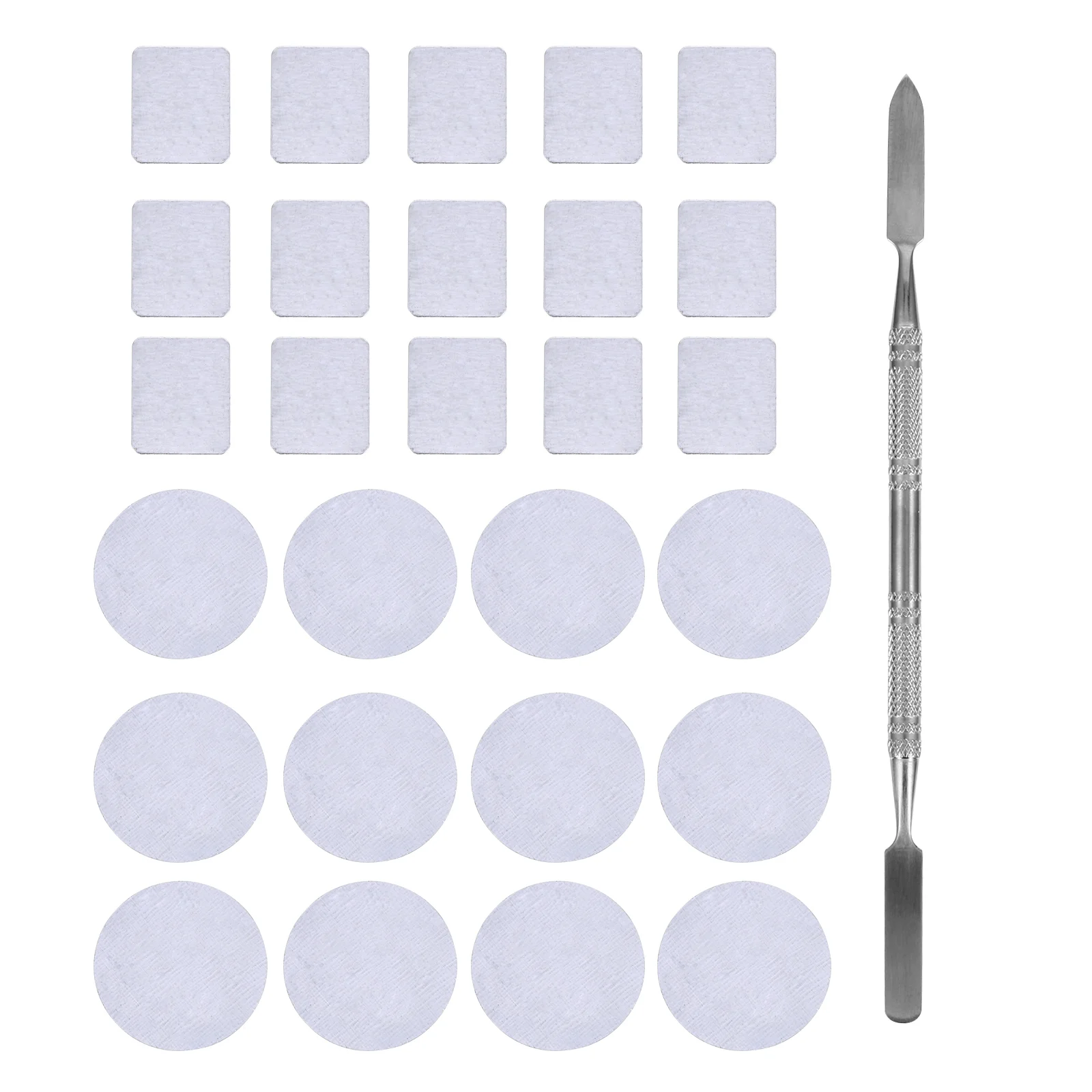 

56Pcs Square Round Metal Sticker Eyeshadow Magnetic Makeup Palettes with Spatula