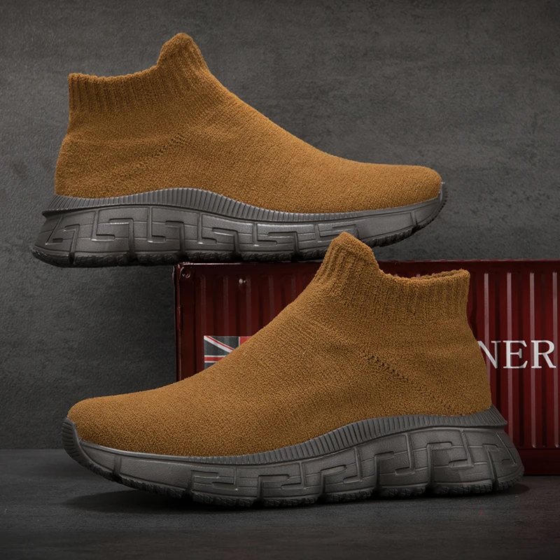 

Winter Fashion Socks Shoes Men Comfortable Athletic Running Walking Sneakers Breathable Women Socks Boots Couple Casual Footwear