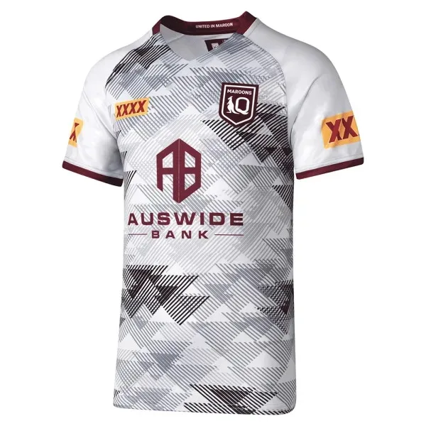 

2022/23 QUEENSLAND MAROONS TRAINING RUGBY JERSEY SHORTS size S--XL--5XL