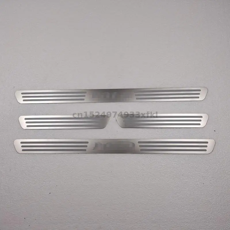

For Volkswagen Polo 4pcs/set High-quality Stainless Steel Door Sill Cover Welcome Pedal Trim Car-styling Accessories