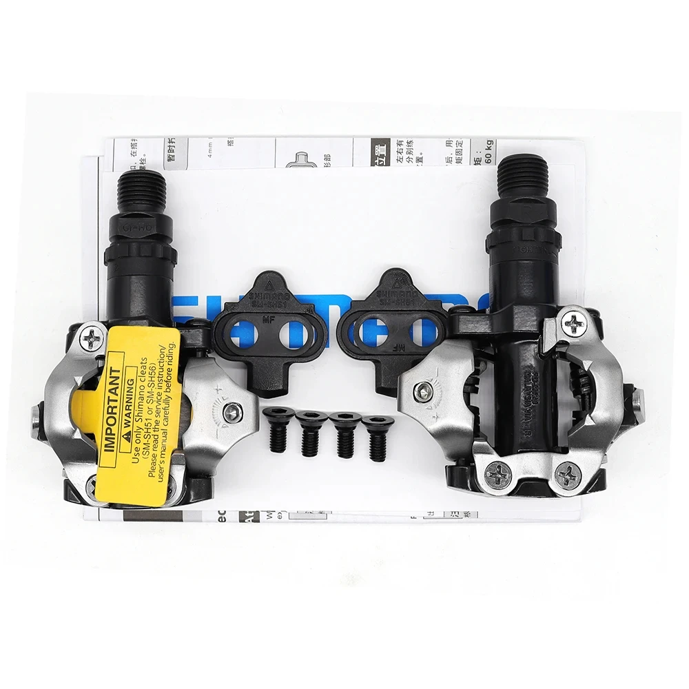 Велосипедные педали SHIMANO PD-M520 для горного велосипеда самоблокирующиеся SPD Black M520