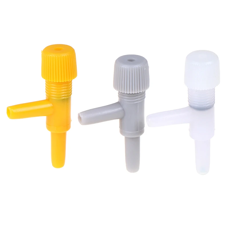 

10x Aquarium Air Line Tubing Fish Tank Oxygen Air Pump Volume Flow Control Valve Yellow White Gray Fit For 4mm Air Line Air Tube