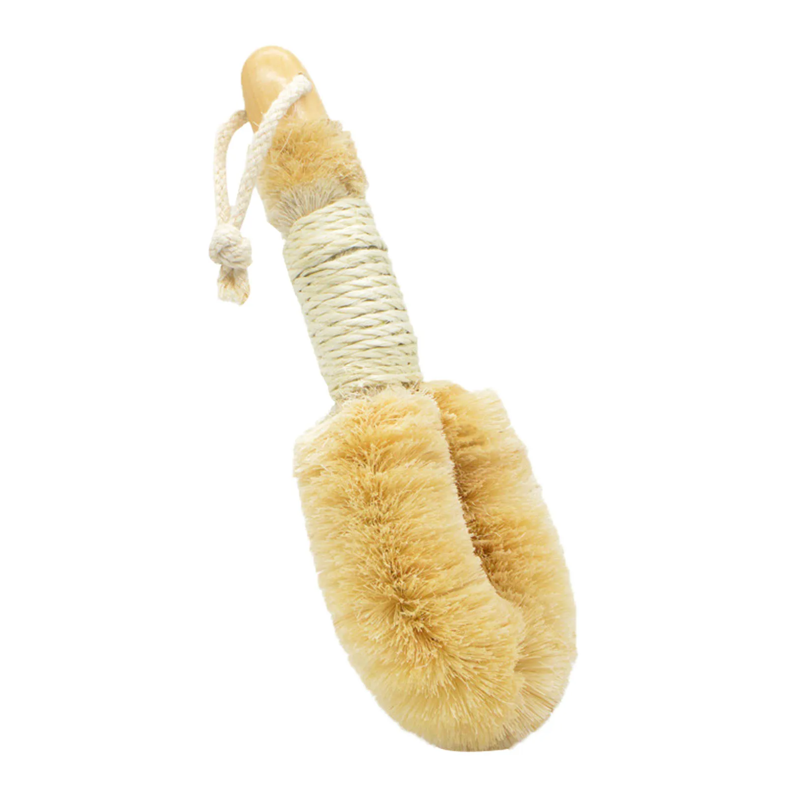 

Body Cleansing Brush Multi-Functional Skin-Friendly Back Scrubber Sisal Brush Natural Sisal Body Cleansing Brush For Dry