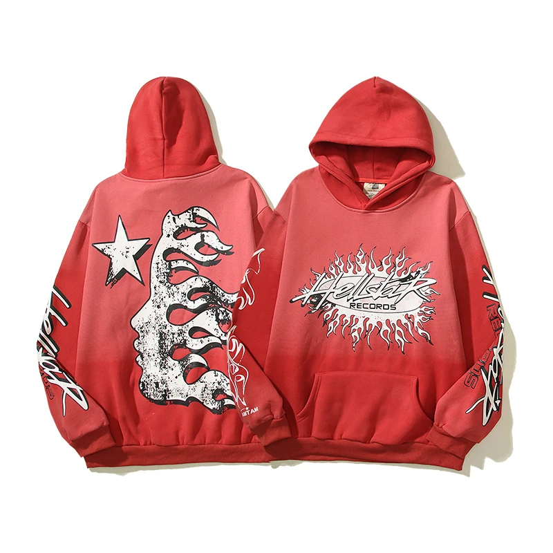 

New Style Hellstar Studios Basic Logo Hoodie Men Women Black Hellstar Hoodie Wash Hoody Sweatshirts Star Logo Pullovers