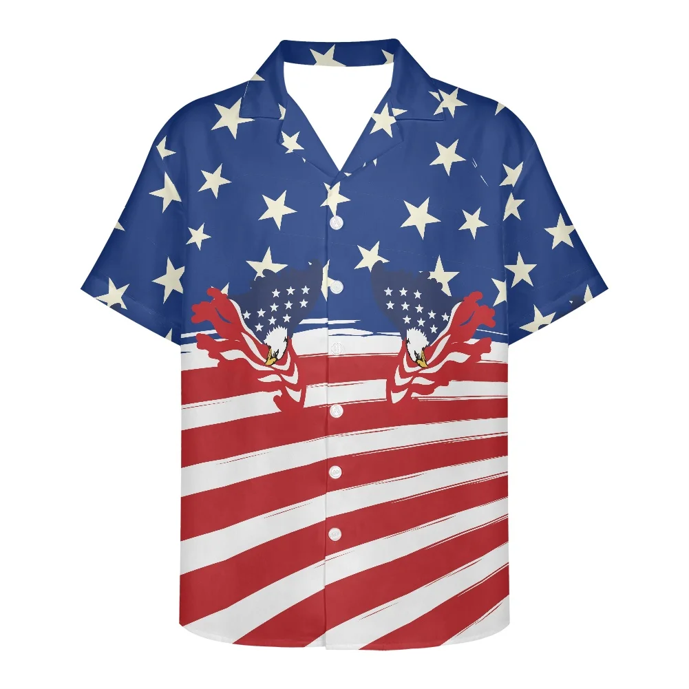 Men Turn Down Collar Short Sleeve 2022 The New Button Slim Fashion Men's Tops