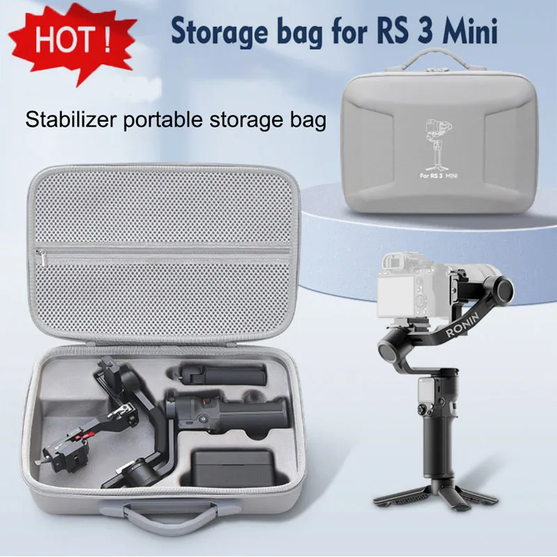 

Portable Bag For DJI Ruying Rs3 Mini Storage Bag Case Shoulder Bags For DJI RS 3Handheld Holder Stabilizer Box Accessory Box