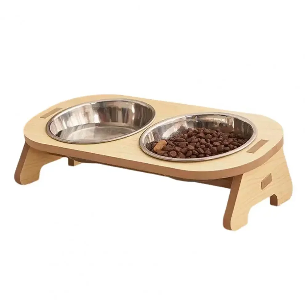 

Anti-knockover Pet With Feeder Water Design Cat Small Container Food Feeding Dog Animal Bowl Single/double for