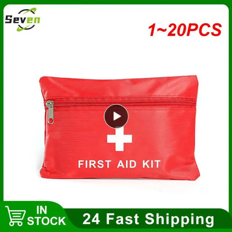

1~20PCS Items/Set Person Portable Outdoor Waterproof First Aid Kit For Family Or Travel Emergency Treatment