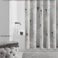 not incloud bunny shower curtain bathroom partition tools waterproof tarpaulin quality home hanging curtains decor custom