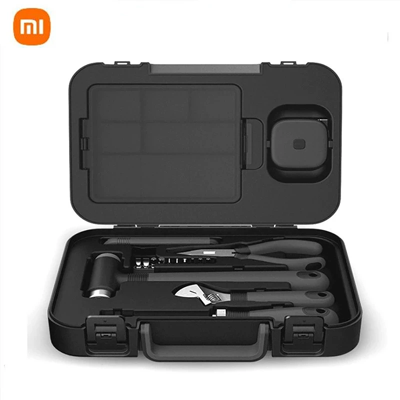 

Xiaomi MIIIW 16Pcs DIY Tool Kit Toolbox General Household Hand Tool With Screwdriver Wrench Hammer Tape Plier Knife Repair Tools