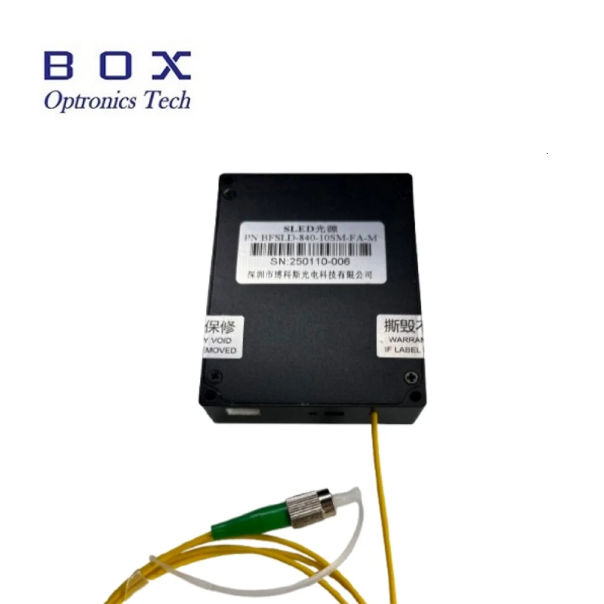 Источник света ASE SLD с широким диапазоном частот 1530 нм, 3-5 мВт, SMF FCAPC, 150x125x20 мм, 5 В, лабораторный класс (art.: 3920dbe4fdbd0) - 3920dbe4fdbd0