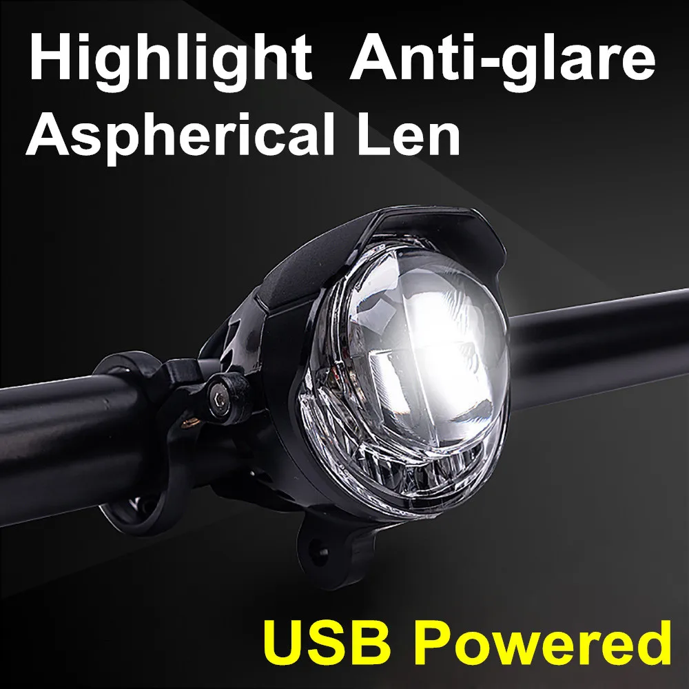 

Bicycle lamp Anti-glare High Light LED Cycling Bike Lamp Bicycle Head Light USB Powered
