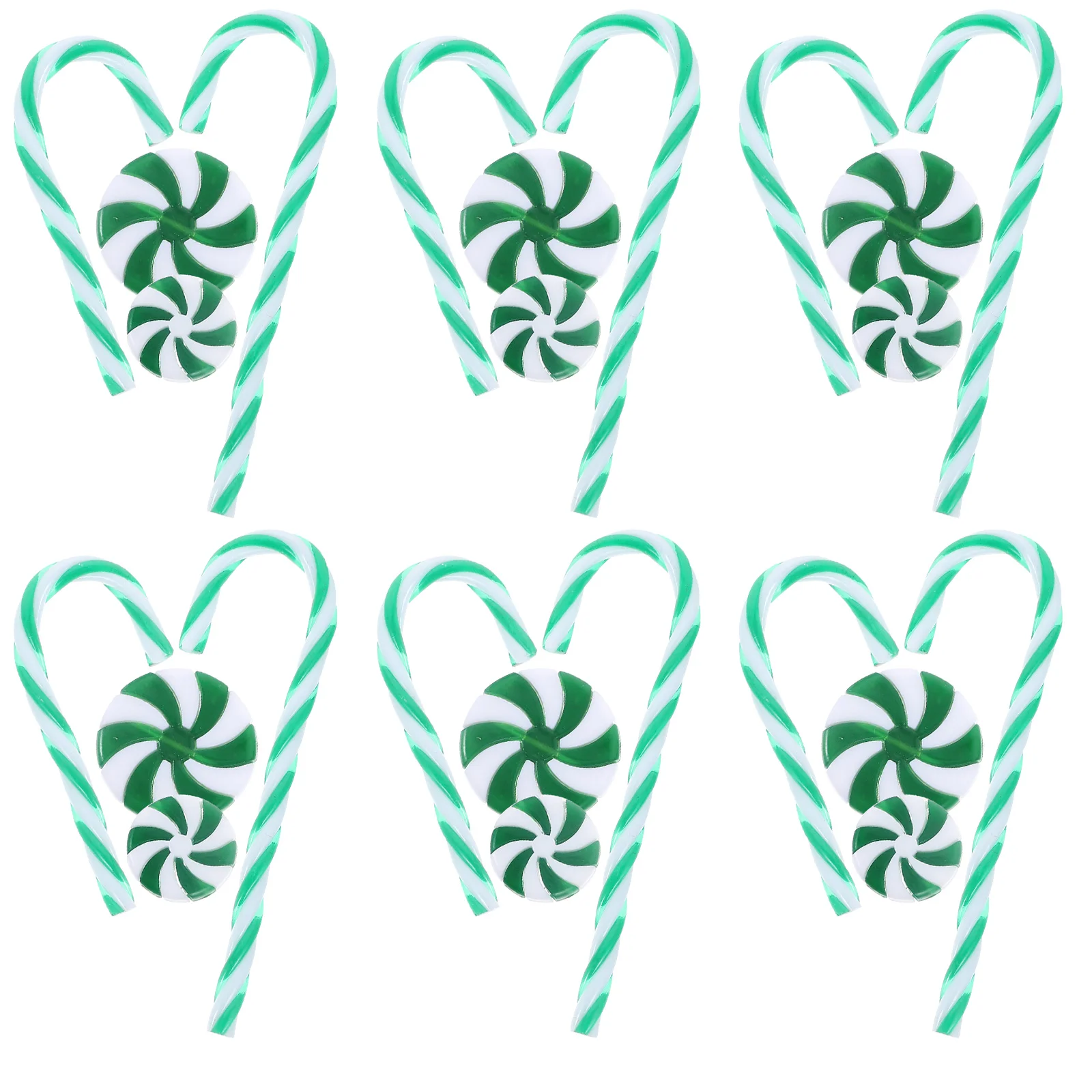 

50 Pcs Christmas Decoration Candy Bar Xmas Pendants Tree Decorations Hanging Plastic Ornaments